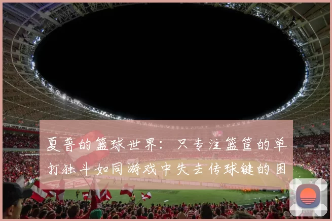 夏普的篮球世界：只专注篮筐的单打独斗如同游戏中失去传球键的困境